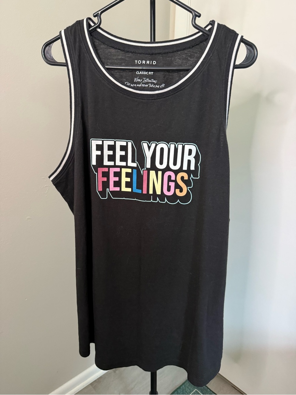 Torrid “Feel Your Feelings” tank size 2